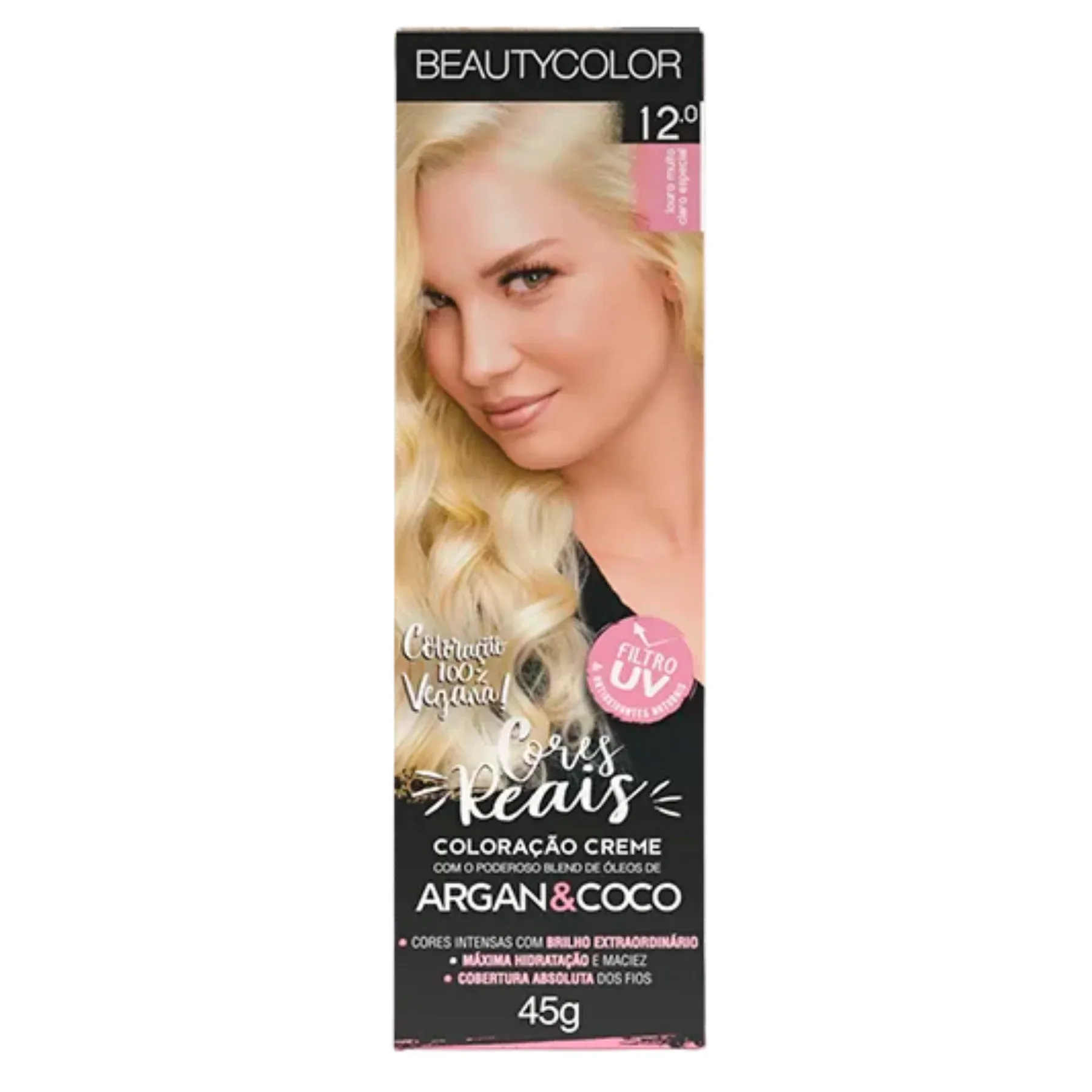 Coloração BeautyColor 12.0 Louro Muito Claro Especial 45g